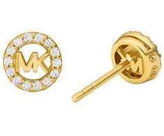 Michael Kors Madingi paauksuoti auskarai su cirkoniais MKC1727CZ710