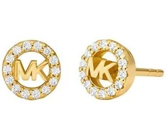 Michael Kors Madingi paauksuoti auskarai su cirkoniais MKC1727CZ710