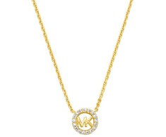 Michael Kors madingas paauksuotas karoliai su kubiniais cirkoniais MKC1726CZ710