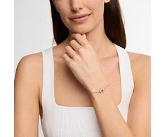 Michael Kors Sidabrinis bracelet with cubic zirconia Kors MK MKC1828040