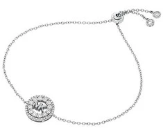 Michael Kors Sidabrinis bracelet with cubic zirconia Kors MK MKC1828040