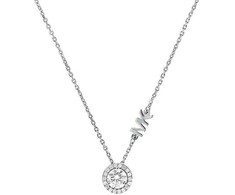 Michael Kors Gentle sidabrinis pakabukas with zircons MKC1208AN040
