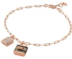 Michael Kors Auksuota apyrankė su cirkoniais ir perlamutru Premium MKC1742TN791