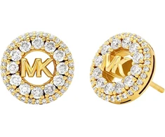 Michael Kors Gold-plated earrings with cubic zirconia MKC1827710
