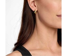 Michael Kors Teardrop Metallic Muse Hoop Earrings MKJ8579710