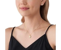 Michael Kors Prabangus auksu dengtas papuošalų rinkinys MKC1699SET (kaklo papuošalas, 2x auskarai)
