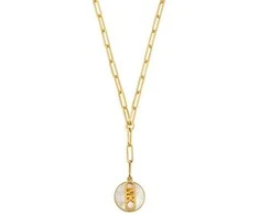 Michael Kors Tvirtas auksu padengtas karoliai moterims Premium MKJ8413TL710
