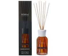 Millefiori Milano Aroma diffuser Natu ral Vanilla and wood 250 ml 250ml Kvapas namams su lazdelėmis