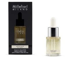 Millefiori Milano Fragrance Soluble in Vanduo Baltas Musk, 15 ml