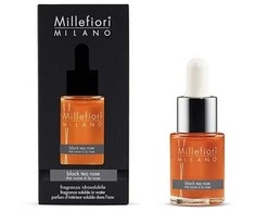 Millefiori Milano Fragrance Soluble in Vanduo Juodas Tea Rose kvapnus aliejus, 15 ml