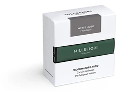 Millefiori Icon Classic Baltas Musk Car Air Freshener - Vůně do auta 47.0g