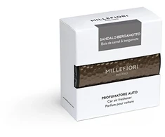 Millefiori Icon Metal Shades Sandalo Bergamotto Car Fragrance - Vůně do auta 47.0g