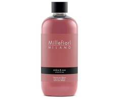 Millefiori Milano Fragrance Diffuser Ambra &amp; Rosa Refill, 250 ml