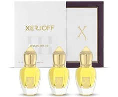 Xerjoff Discovery Set III Perfume rinkinys unisex (Perfume Alexandria II 15 ml + Perfume Golden Dallah 15 ml + EDP Naxos 15 ml)