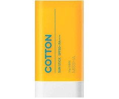 „Missha Sun Stick SPF 50+ Cotton“ (apsauginis pieštukas nuo saulės) 17 g