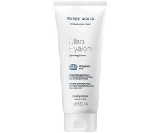 Missha Super Aqua Ultra Hyalon Hydrating Cleansing Kreminis (Cleansing Kreminis), 200 ml