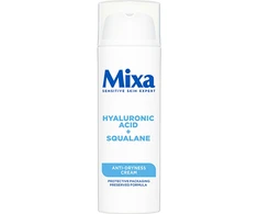 Mixa Hyaluronic Acid + Lactic Acid Anti-Dryness drėkinamasis veido kremas, 50 ml