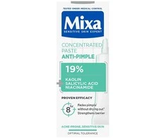 Mixa Vietinis spuogų gydymas. Koncentruota pasta nuo spuogų, 15 ml.