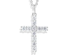 Modesi Shiny sidabrinis pakabukas Cross M00441 (chain, pendant)
