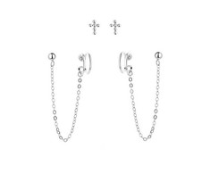 Moiss Set of sidabrinis earrings E0004299