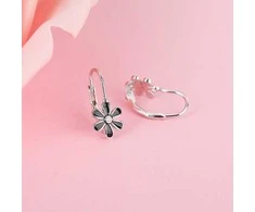 Moiss Delicate sidabrinis auskarai Gėlės E0000156