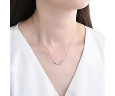 Moiss Nesenstantis sidabro karoliai ETERNITY N0000877