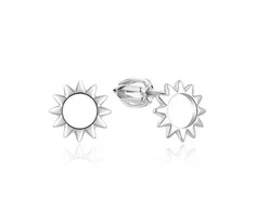 Moiss Sidabrinis stud earrings Sun E0004485