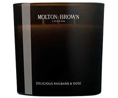 Molton Brown Gardžioji rabarbarų ir rožių kvapioji žvakė 600 g