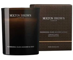 Molton Brown Mesmerising Oudh Accord &amp; Gold Candle kvepianti žvakė, 190 g