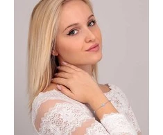 Morellato Glittering sidabrinis apyrankė su Tesori SAIW96 kristalais