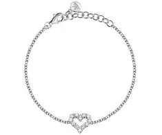 Morellato Romantic sidabrinis širdies apyrankė Treasures SAIW131