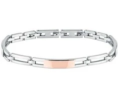 Morellato Steel bicolor bracelet for men Motown SALS117