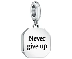 Morellato Plieninis pakabukas Never give up Drops CZ1478