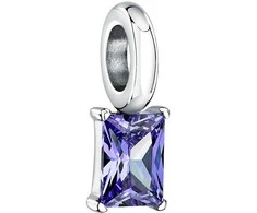 Morellato Plieninis pakabukas su violetiniu cirkoniu Drops SCZ1295