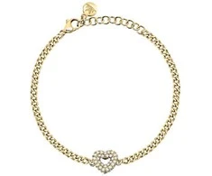 Morellato Unique auksinis-plated bracelet with a heart Incontri SAUQ17