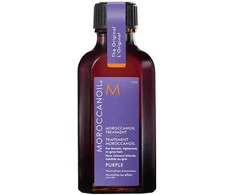 Moroccanoil Treatment Violetinė maitinamasis aliejus šviesiems ir žiliems plaukams, 25 ml