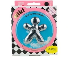 Mr&amp;Mrs Fragrance Mr&amp;Mrs Niki Automobilinis oro gaiviklis JNIKIBX006V00 Scent for Car, Pure, Sidabrinis chromas