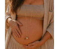 Mummy Bell Gold Maxi Chain 110 cm