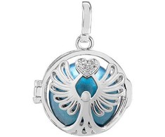 Mummy Bell Pregnancy bell Message mėlynas metallic