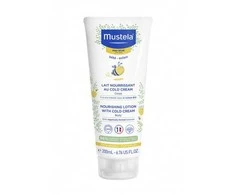 Mustela Maitinamasis kūdikių kūno losjonas sausai odai su šaltuoju kremu 200 ml