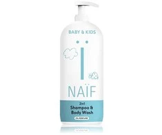 NAÏF 2-in-1 washing gel and Šampūnas for children and babies Šampūnas &amp; Kūno prausiklis
