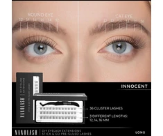 Nanolash Innocent Long lipnios kuokštelinių blakstienų 36 vnt.