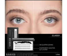 Nanolash Lipnios Classy ilgos blakstienos 36 vnt.