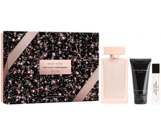 Set Narciso Rodriguez: Musc Nude Eau De Parfum For Women, 100 ml + Musc Nude Hydrating Losjonas kūnui, 50 ml + Musc Nude Eau De Parfum For Women, 10 ml