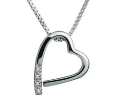 Hot Diamonds Kaklo papuošalai karšti deimantai tiesiog pridėkite meilės prisiminimus DP100