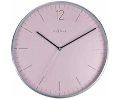 Laikrodis NEXTIME 3254RZ. WALL WATCH, Kolor rožinė. Unisex.