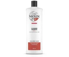 Nioxin Sistema 4 - Champú - Cabello Teñido y Dañado Con Debilitamiento Avanzado, 1000 ml
