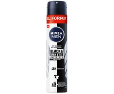Nivea Men Invisible For Juodas &amp; Baltas Antiperspirant, 200 ml