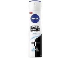Nivea Invisible Juodas &amp; Baltas Pure antiperspirant spray 150 ml