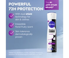 Nivea Antiperspirant spray B&amp;W Authentic Anti-Perspirant 150 ml